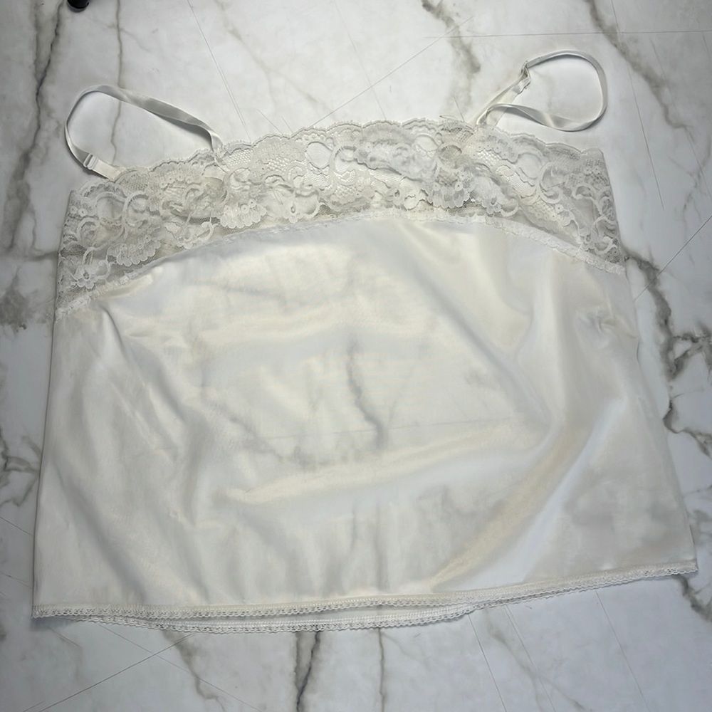 Vintage Camisole with Lace Trim